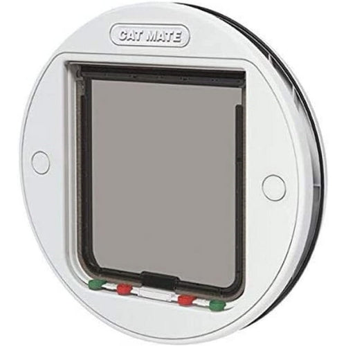Chatière Pet Mate Cristal Ronde Blanche (28,3 cm)
