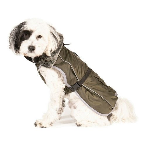 Manteau Doublé Vert pour Chien (60 cm)