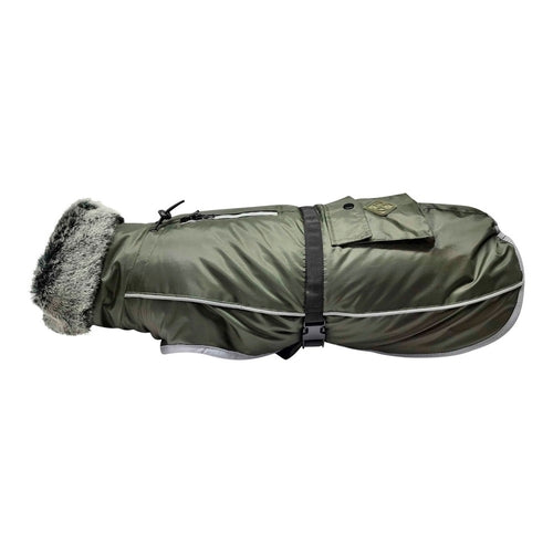 Manteau Doublé Vert pour Chien (60 cm)
