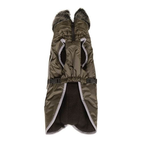 Manteau Doublé Vert pour Chien (60 cm)