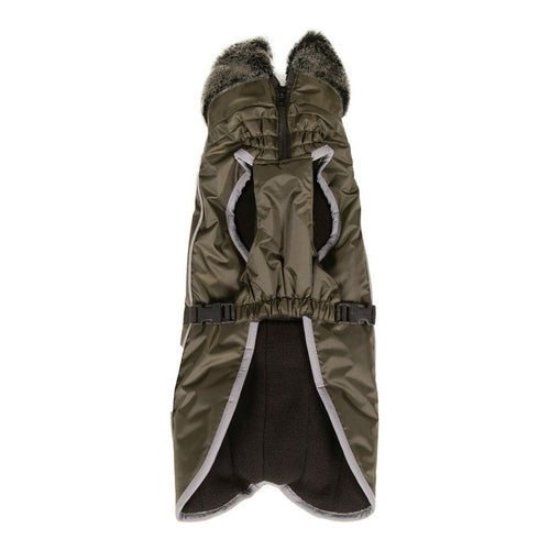 Manteau Doublé Vert pour Chien (60 cm)