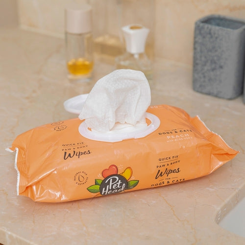 Lingettes Pet Head Aloe Vera Pêche pour Animal