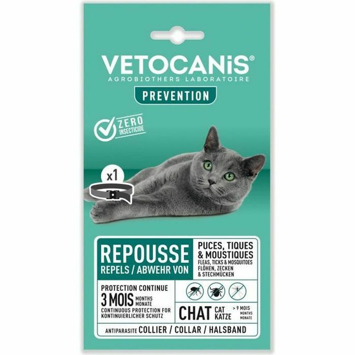 Collier Antiparasitaire pour Chat