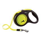 Laisse Flexi New Classic Néon 5m Taille S pour Chien