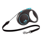 Laisse Flexi Black Design 3m Bleue Taille XS pour Chien