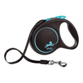 Laisse Flexi Black Design 5m Bleue Taille M pour Chien