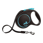 Laisse Flexi Black Design 5m Bleue Taille M pour Chien