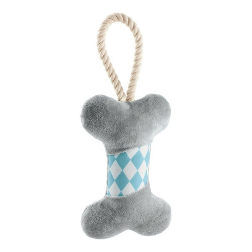 Peluche Os Hunter Salima Grise pour Chien