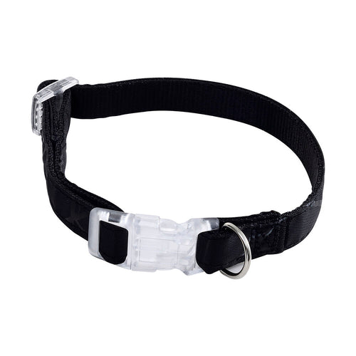Collier de Promenade Hearts & Homies Noir (40-55 cm)