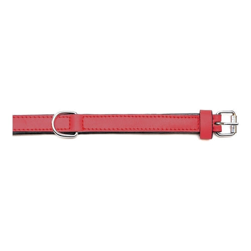 Collier Rembourré Rouge Gloria pour Chien