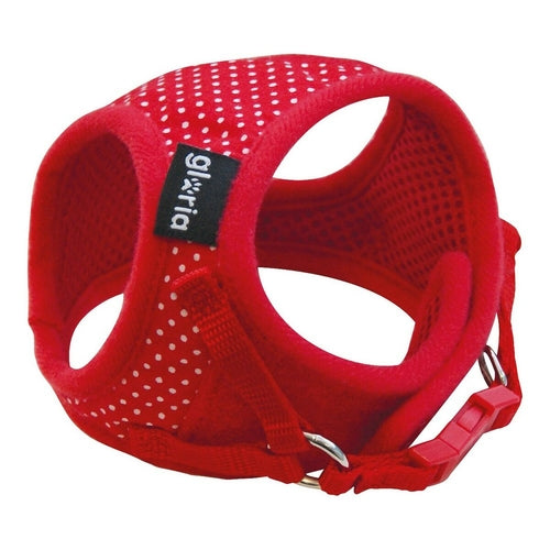 Harnais Gloria à Pois Rouge Taille M (27-35 cm)