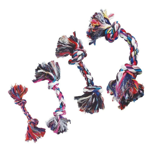 Jouet en Corde Noeud Gloria Multicolore (29 cm)